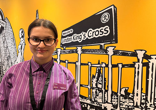 Portrait of Natalia, Team Member, Progressing Into First Management